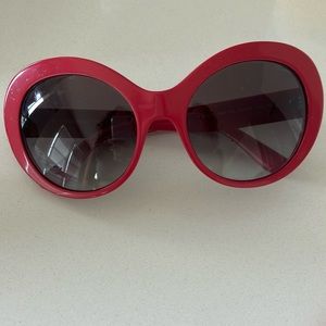 Dolce and Gabanna red sunglasses